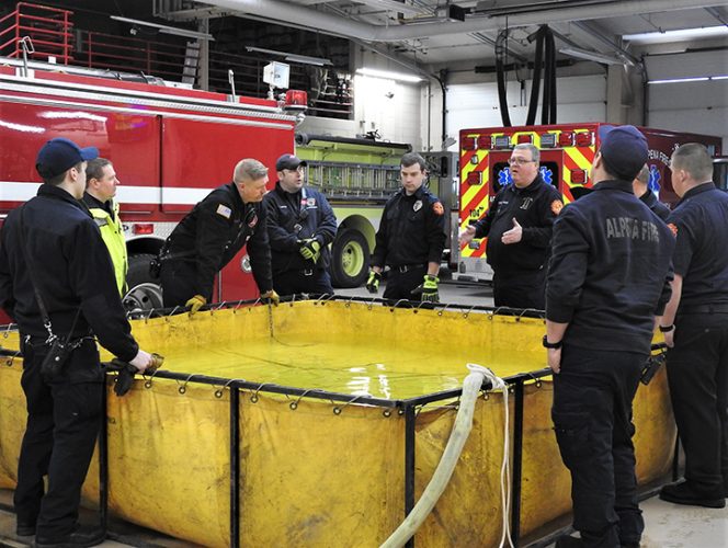 Alpena firefighters trained on Alpena Township needs News, Sports